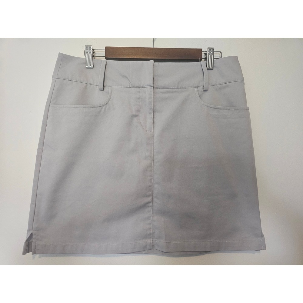 [Golfcore] Adidas ClimaCool Skort Womens 8 Gray Athletic Mini Golf Tennis Skirt